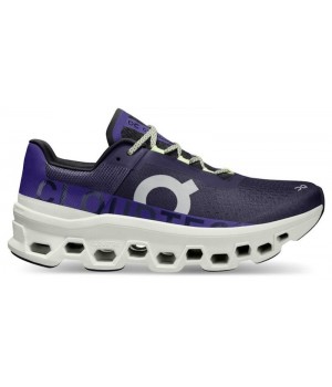 On Cloudmonster Acai Purple Yellow